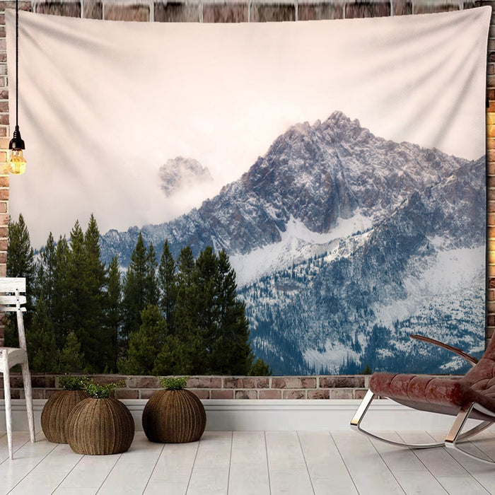 Scenic Mountains Tapestry Wall Hanging Tapis Cloth