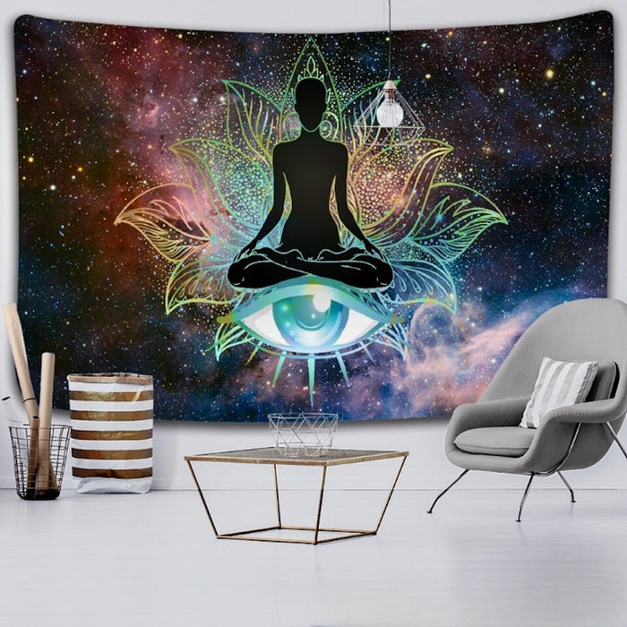 Mystical Meditation Tapestry Wall Hanging Tapis Cloth