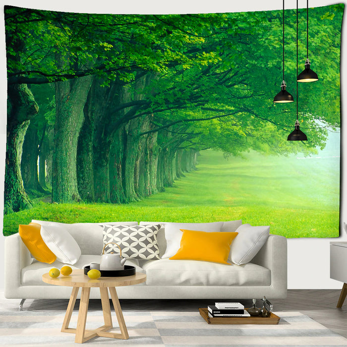 Tropical Rainforest Tapestry Wall Hanging Tapis Cloth