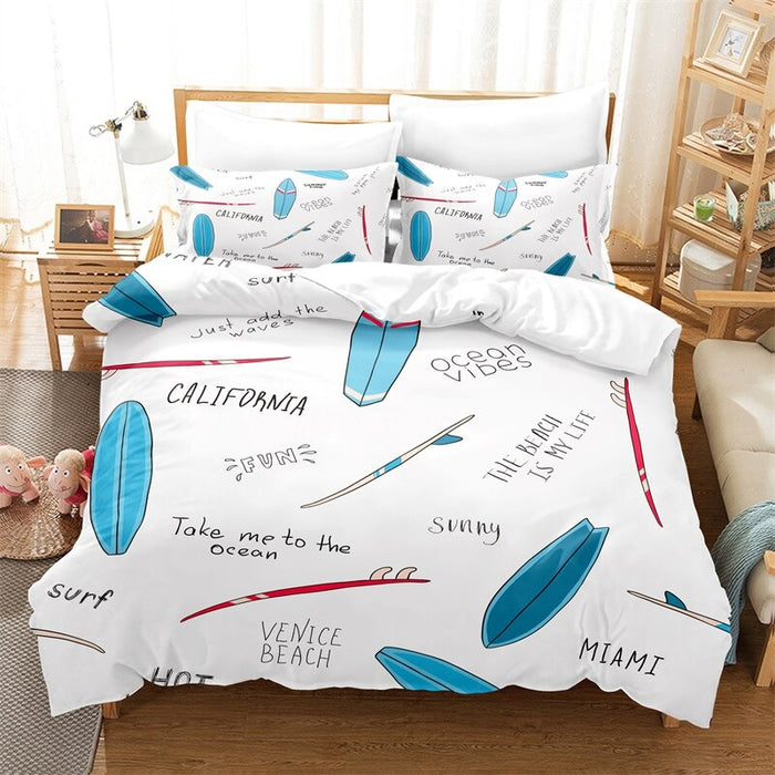 3D Beautiful Pattern Printing Bedding Set