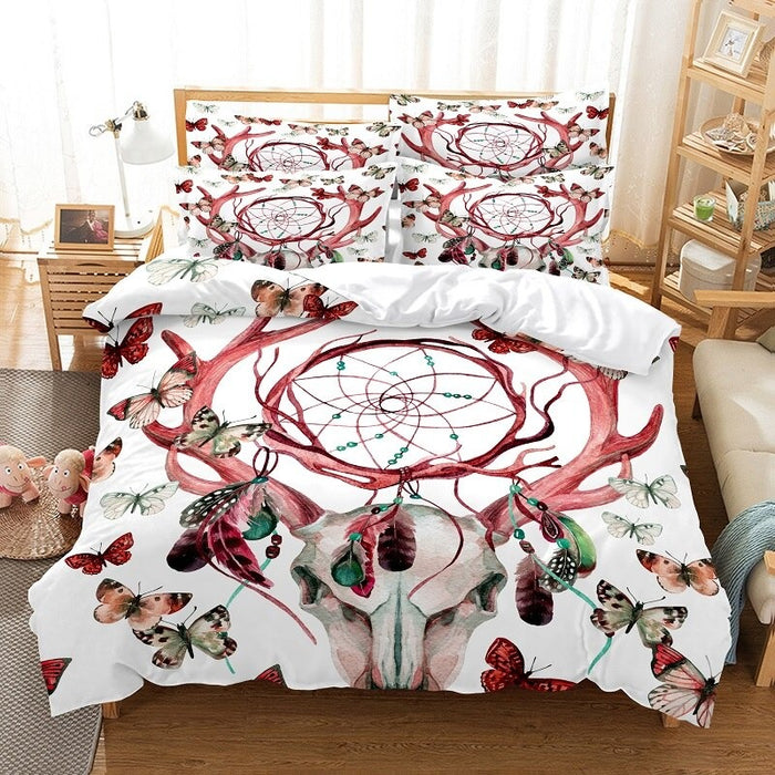 3D Butterfly Printed Bedding Set