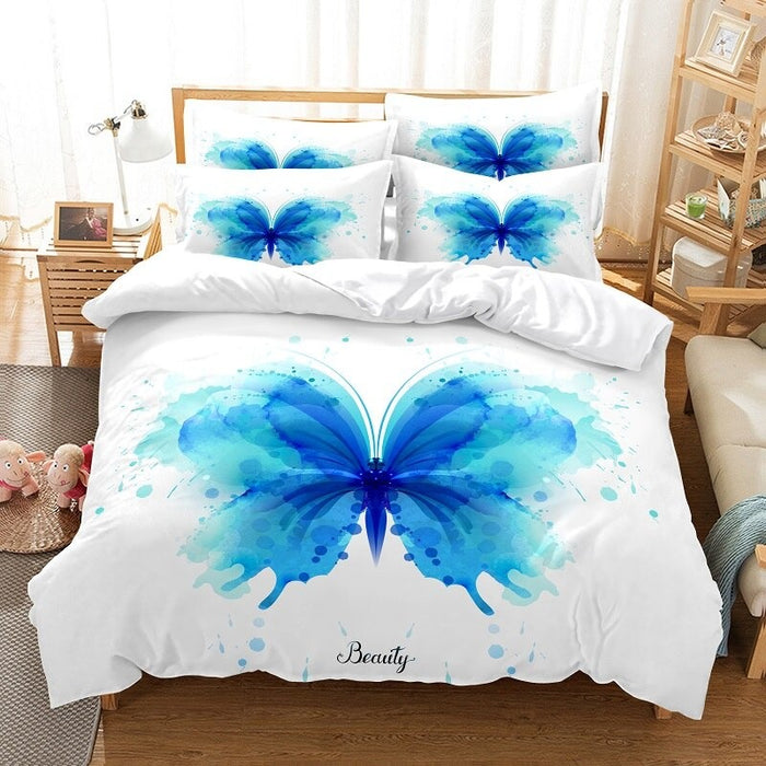 Butterfly Beauty Printed 3D Bedding Set