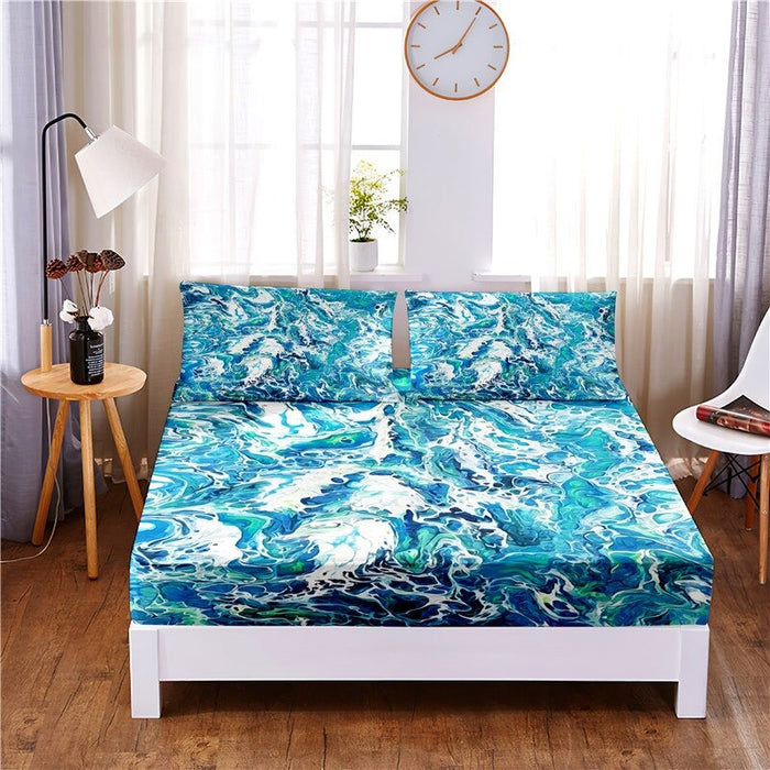 Creative Design Digital Printed 3pc Polyester Bedding Set