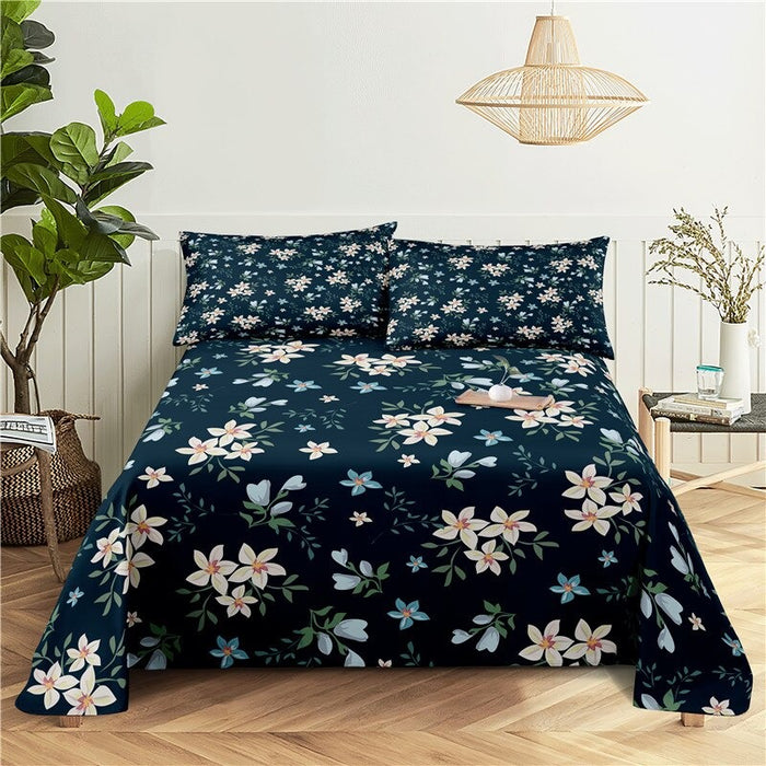 2 Sets Floral Pillowcase Bedding