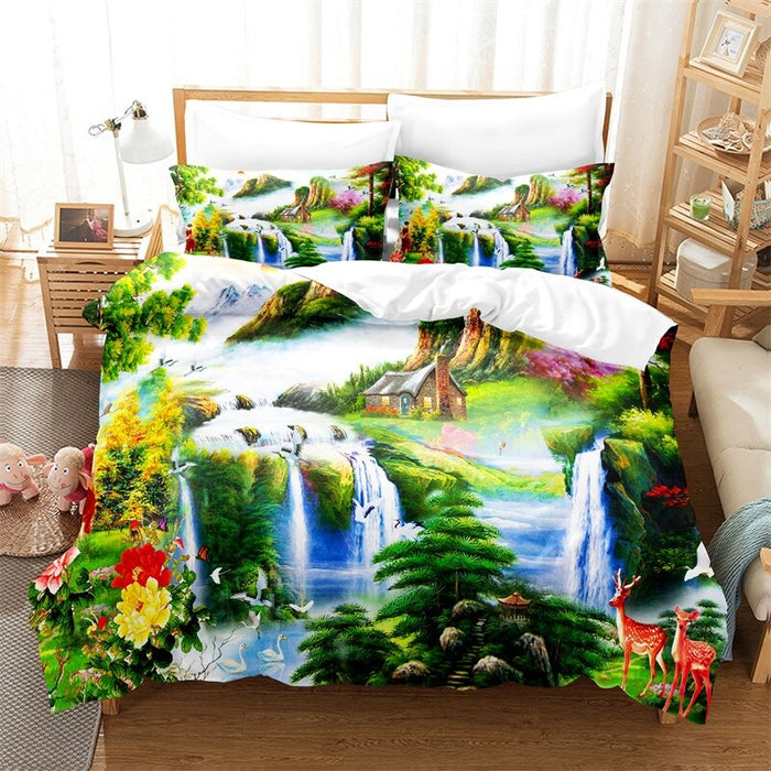 Natural Scenery Duvet Cover Bedding Set