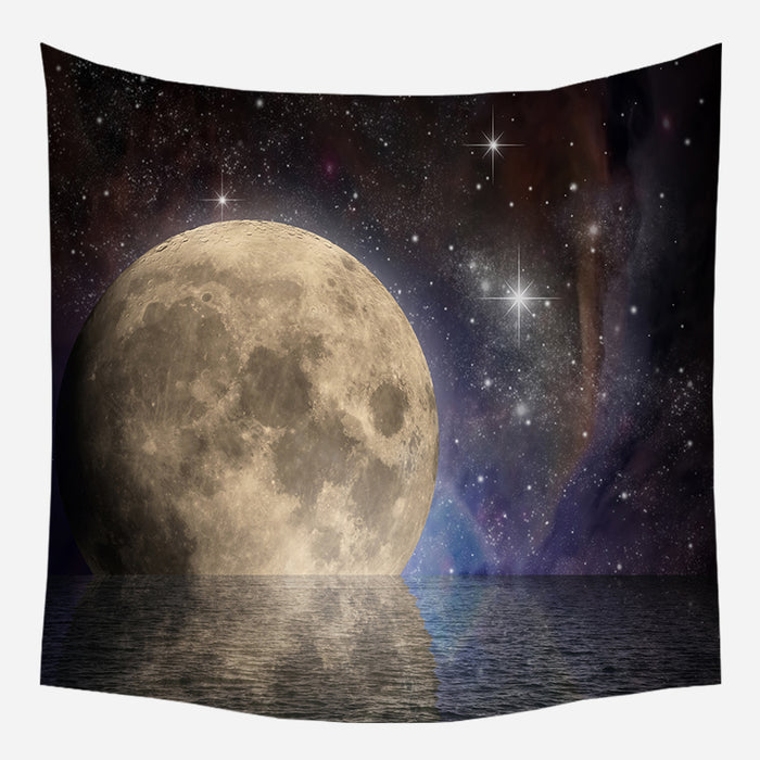 Amazing Moon Tapestry Wall Hanging Tapis Cloth