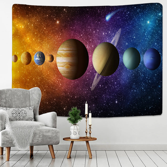 Galaxy Printed Tapestry Wall Hanging Tapis Cloth
