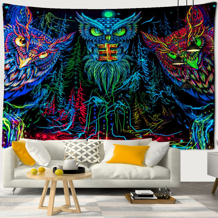 Psychedelic Artwork Tapestry Wall Hanging Tapis Cloth