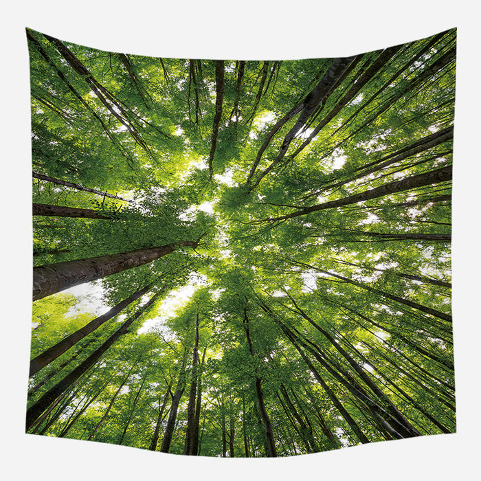 Forest Up View Tapestry Wall Hanging Tapis Cloth
