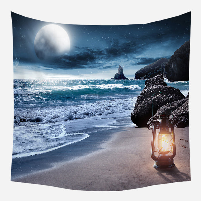 Seaside Chimney Tapestry Wall Hanging Tapis Cloth