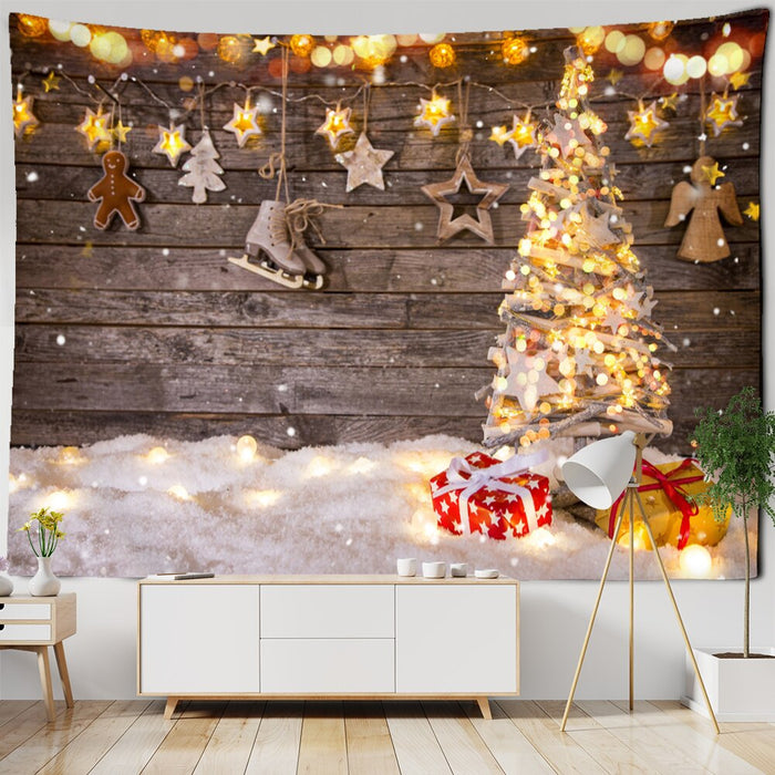 Christmas Tree Series Tapestry Wall Hanging Tapis Cloth