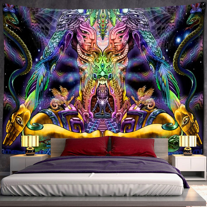 Psychedelic Prints Tapestry Wall Hanging Tapis Cloth