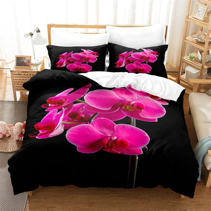 Beautiful Floral Digital Printed Bedding Set