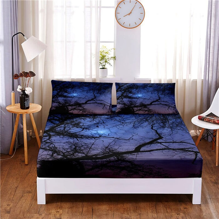 Moonlight Digital Printed 3pc Polyester Bedding Set