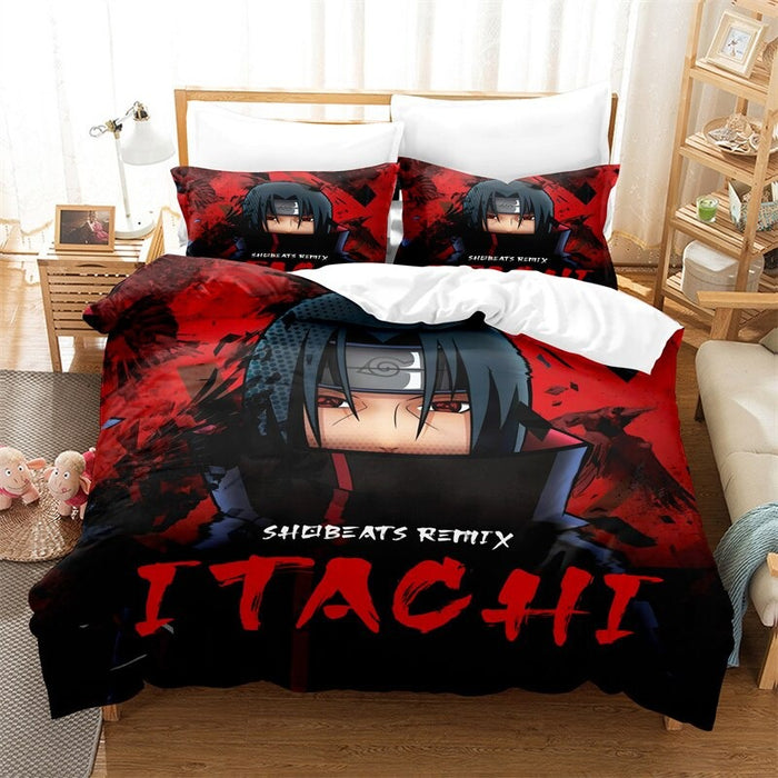 Anime Characters Printed Bedding Set