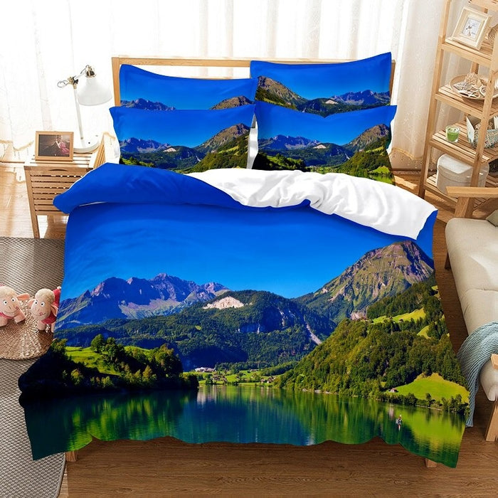 Natural Scenery Duvet Cover Bedding Set