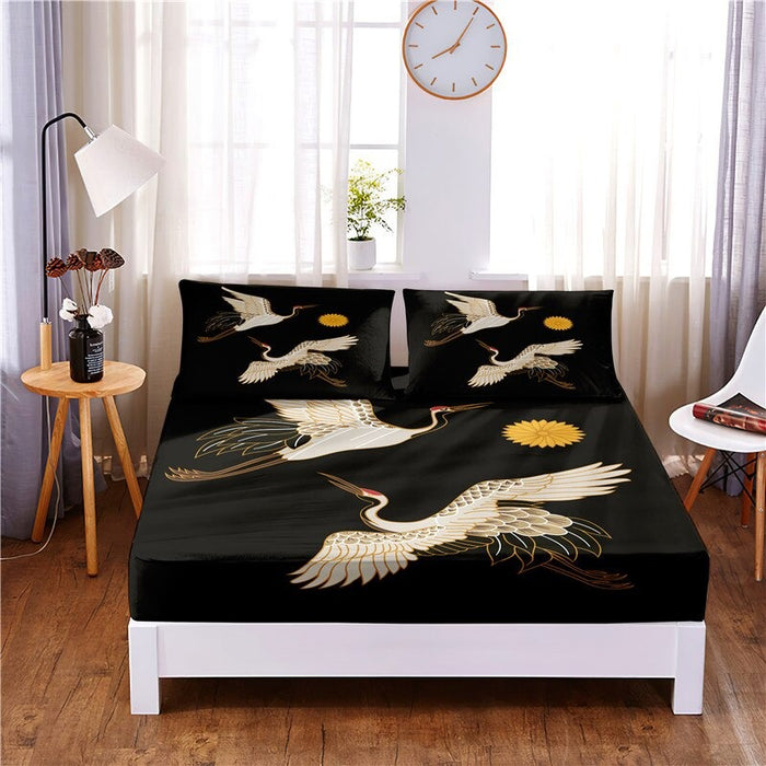 Natural Animals Digital Printed Mattress Cover Set