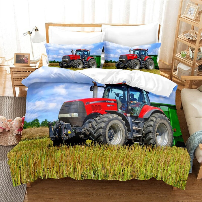 Tractor Digital Printed Bedding Set