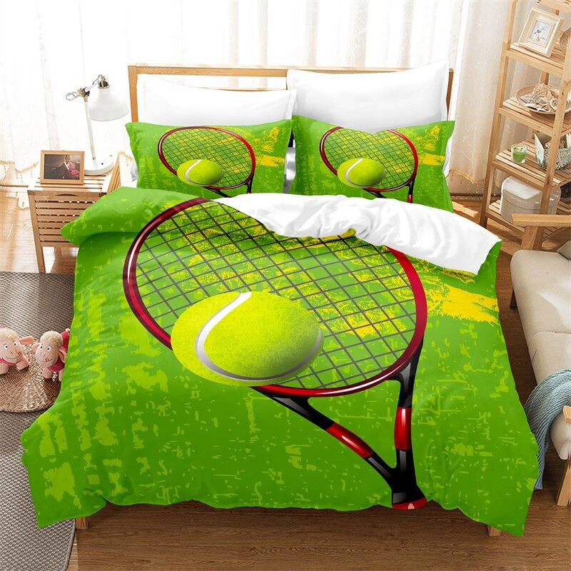 Tennis Boy Duvet Cover Set — Original Tapestries