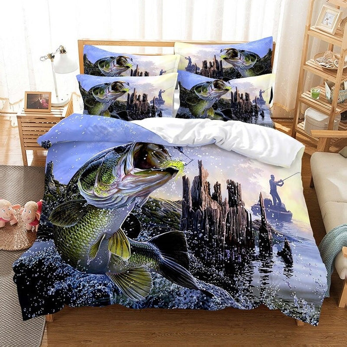 Marine Animal Duvet Cover Set