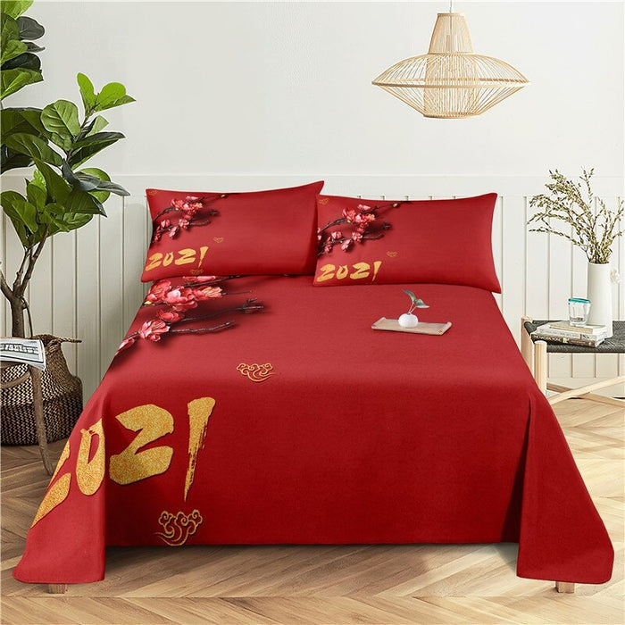 Red Bedding Set