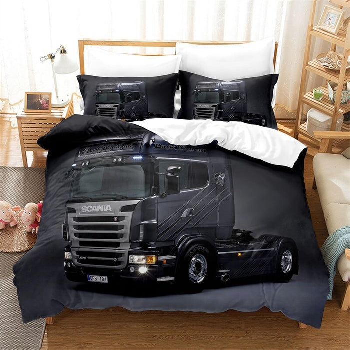 Tractor Printed Bedding Cover Set