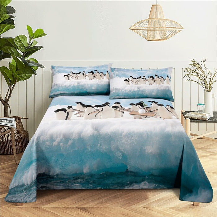 Arctic Animals Printed Bedding Set