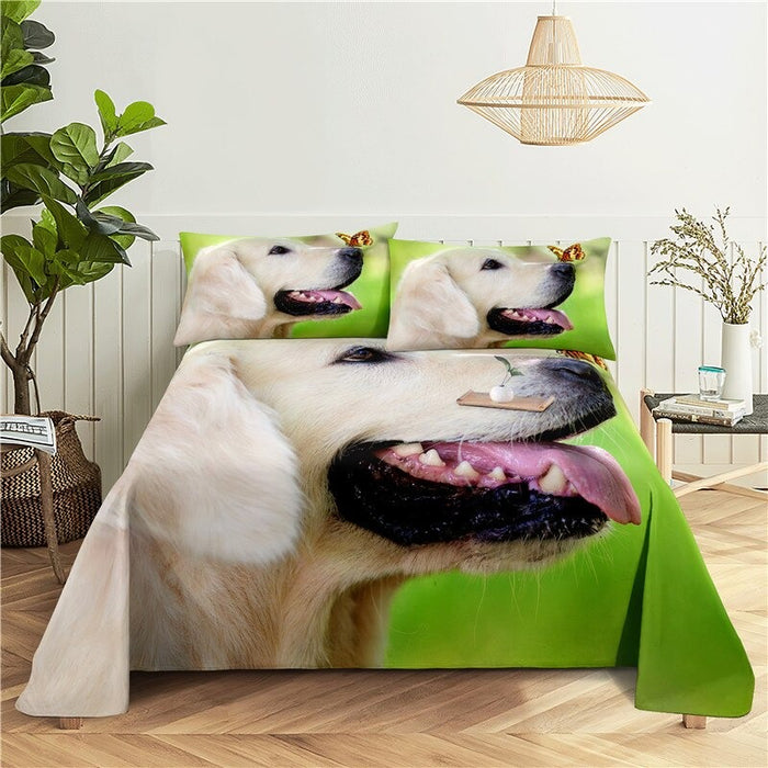 Dogs Print Bedding Set