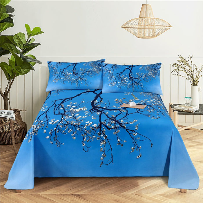 Cartoon Animal Print Polyester Bedding Set