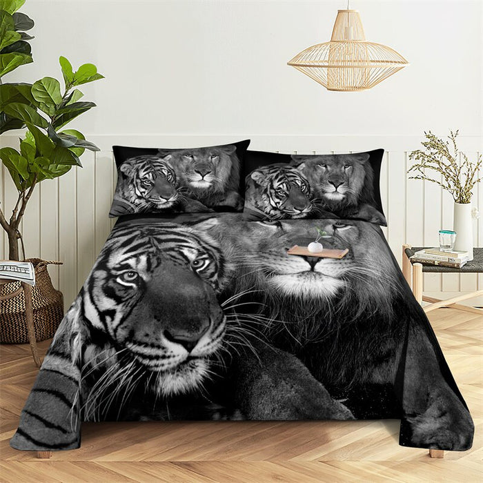 Animals Pillowcases Bedding Children Bed Sheet Set