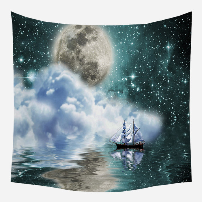 Misty Sky Tapestry Wall Hanging Tapis Cloth