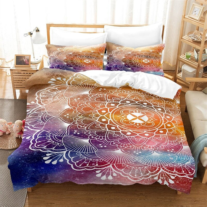 3D Beautiful Pattern Printing Bedding Set