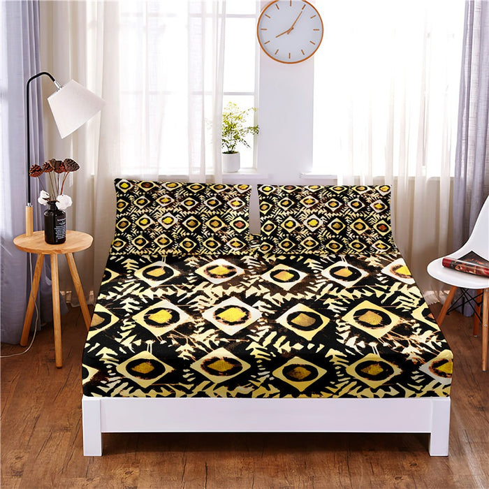 Art Design Digital Printed 3pc Polyester Bedding Set