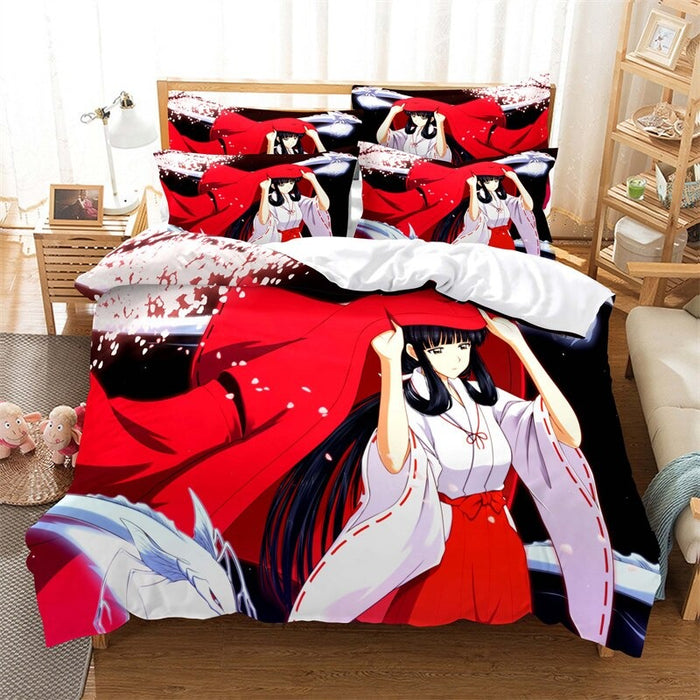 Anime Characters Printed Bedding Set