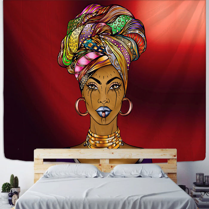 African Women's Tapestry Wall Hanging Tapis Cloth
