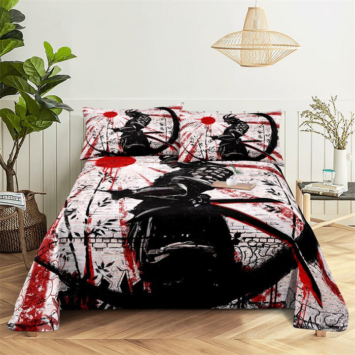 Cartoon Bed Sheets and Pillowcases Bedding Set
