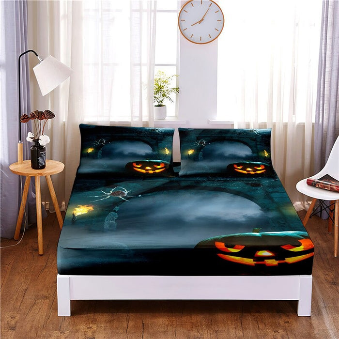 Holy Night Digital Printed Mattress Cover