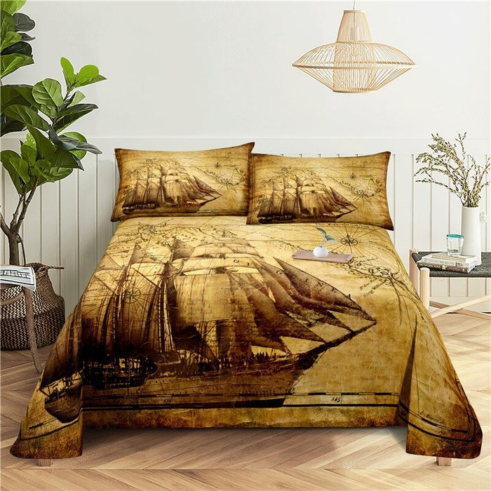 2 Sets Navigation Pillowcase Bedding