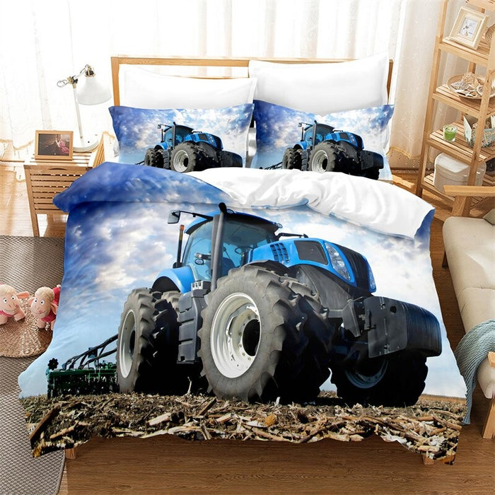 3D Tractor Bedding Set