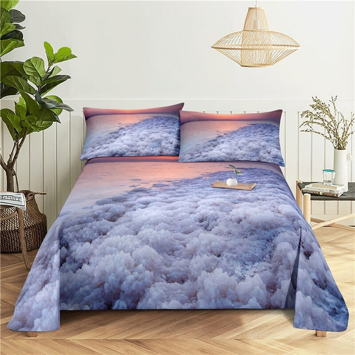 Coastal Scenery Printed Bedding Set