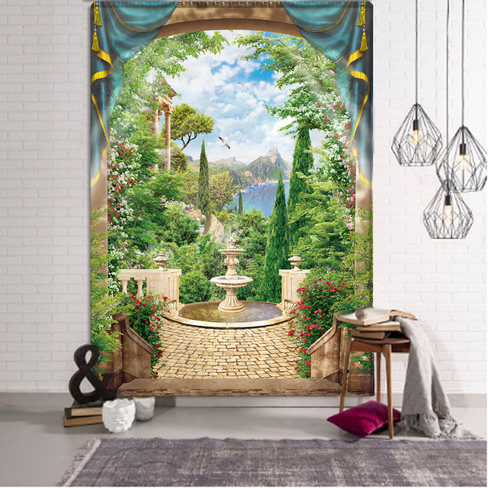 Nordic Sceneries Tapestry Wall Hanging Tapis Cloth