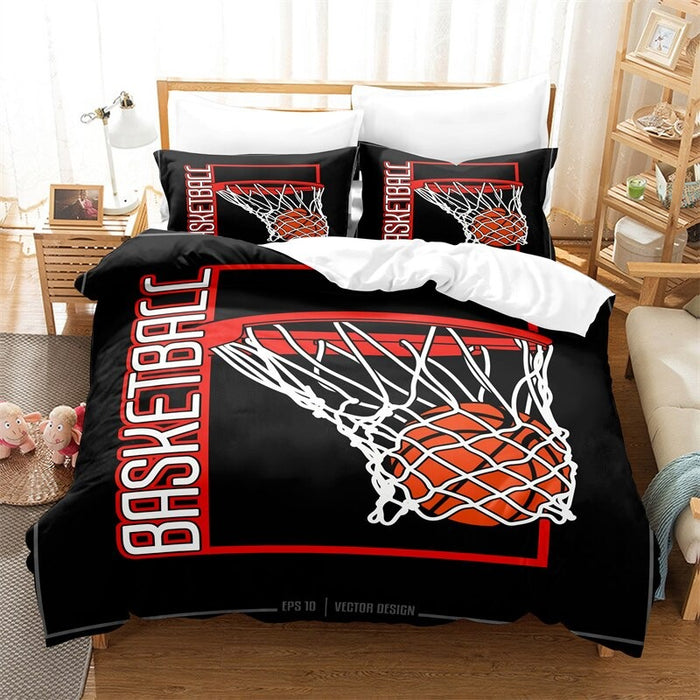 Sports Style Duvet Cover And Pillowcase Bedding Set