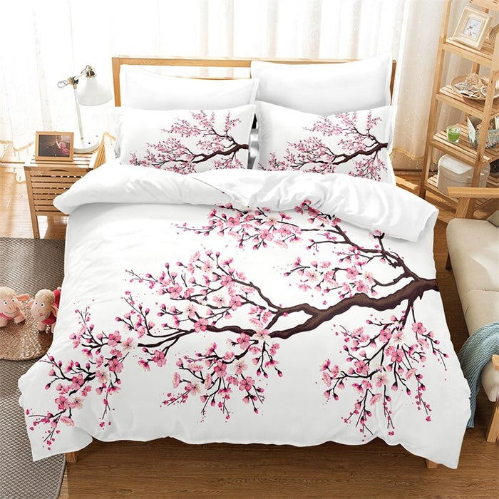 Beautiful Floral Digital Printed Bedding Set