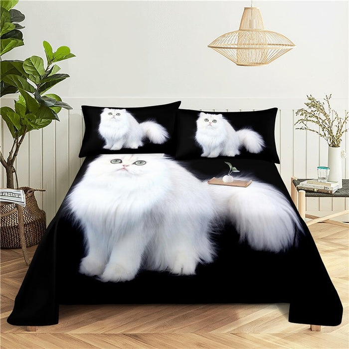 Kitten Printed Bedding Set
