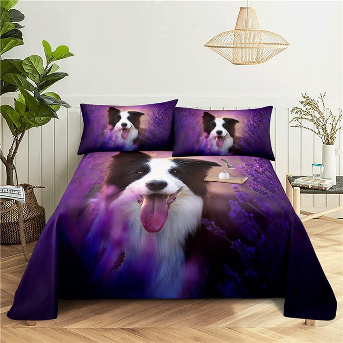 Siberian Dogs Print Bedding Set