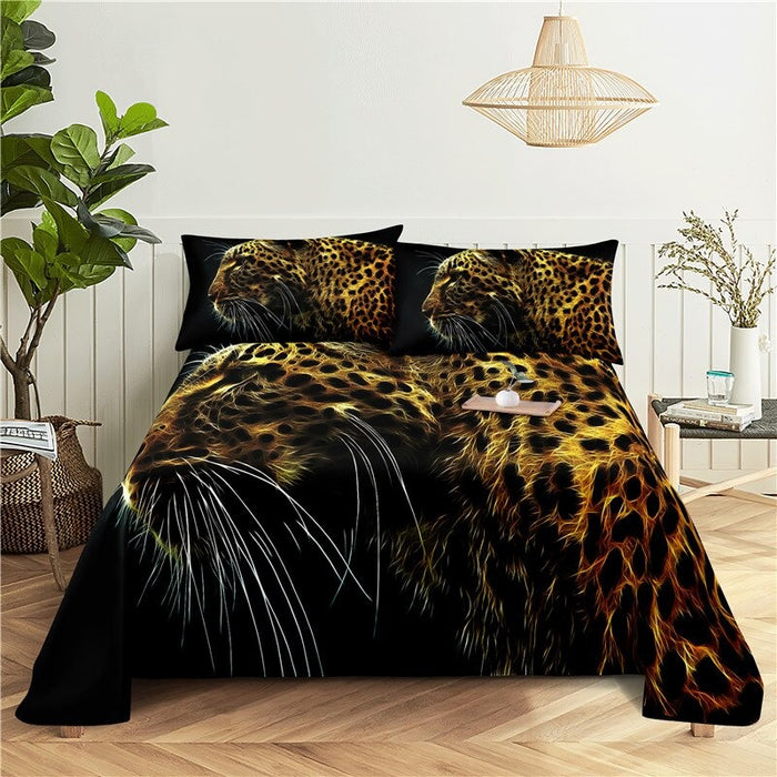 Leopard Digital Printed Bedding Set