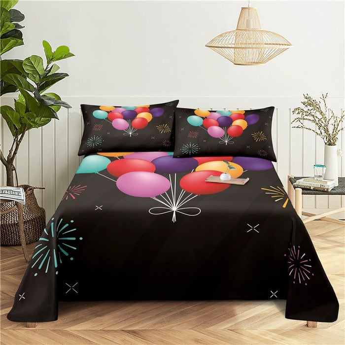 Balloon Digital Printing Bedding Set