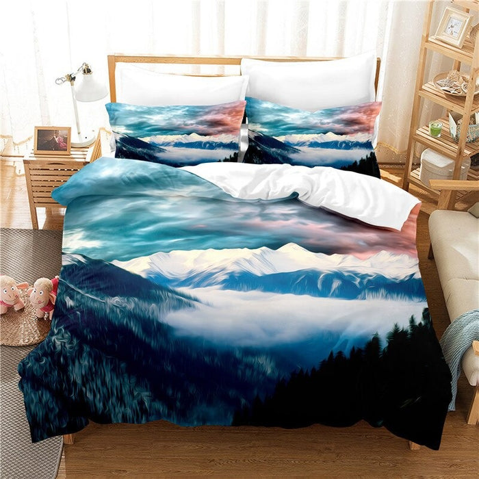 Natural Scenery Duvet Cover Bedding Set