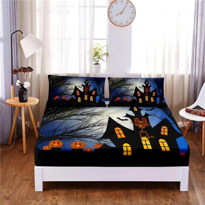 Holy Night Digital Printed Mattress Cover