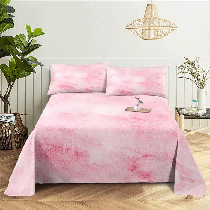 3 Sets Light Color Pillowcase Bedding